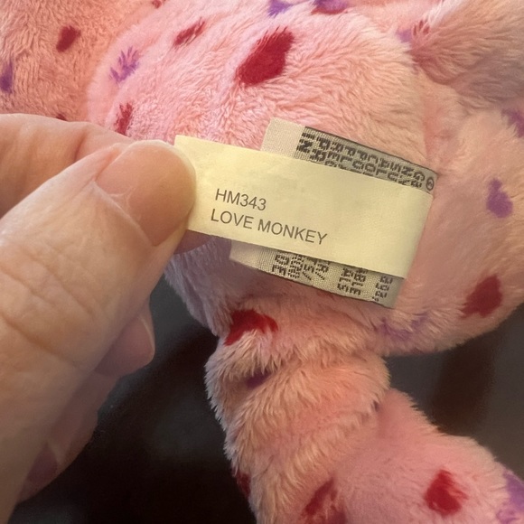 Ganz Webkinz Love Monkey HM343 Plush Stuffed Animal - Picture 10 of 13